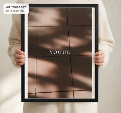 Size reference for A3 · Black Gallery Frame - gallery image 4 of 5