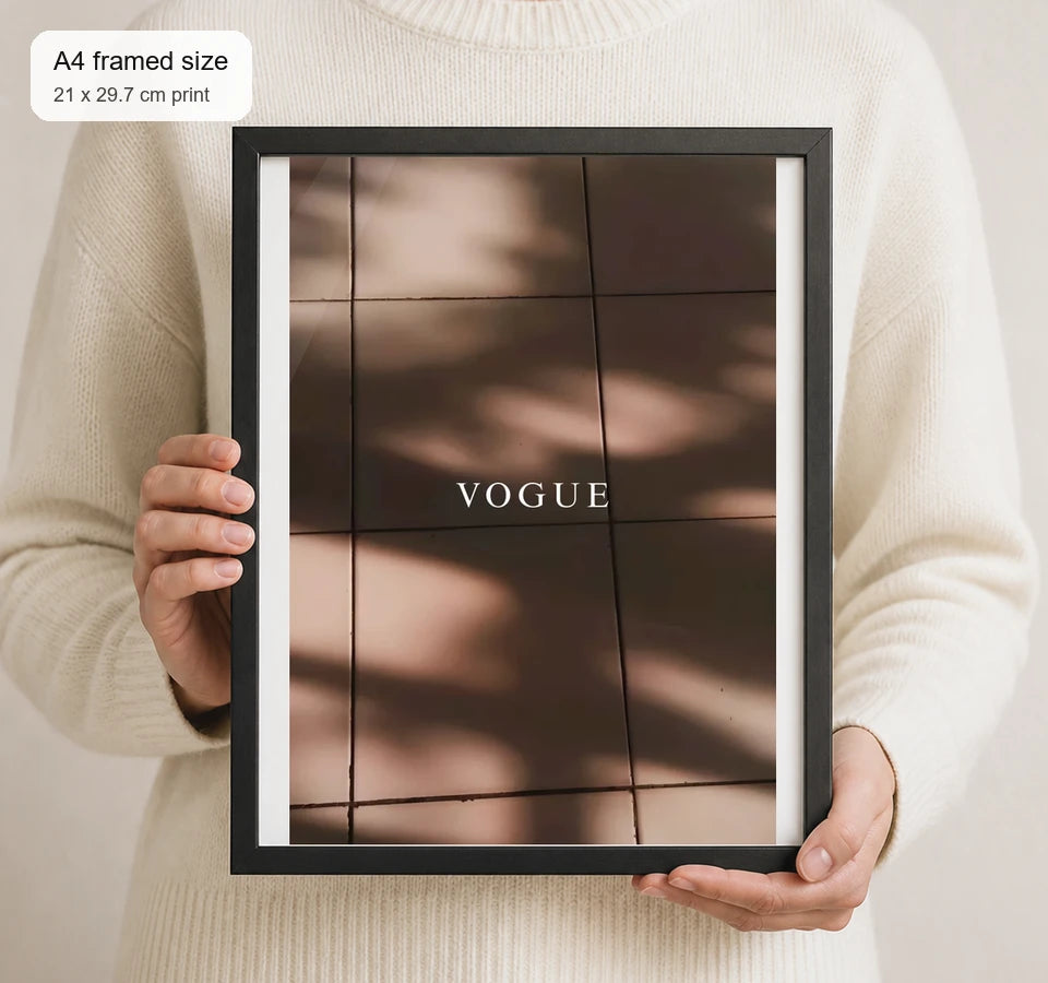 Size reference for A4 · Black Gallery Frame - gallery image 4 of 5