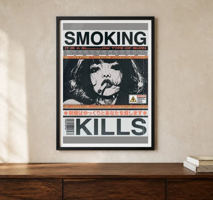 Product-focused lifestyle view of A4 · Black Gallery Frame - gallery image 1 of 5