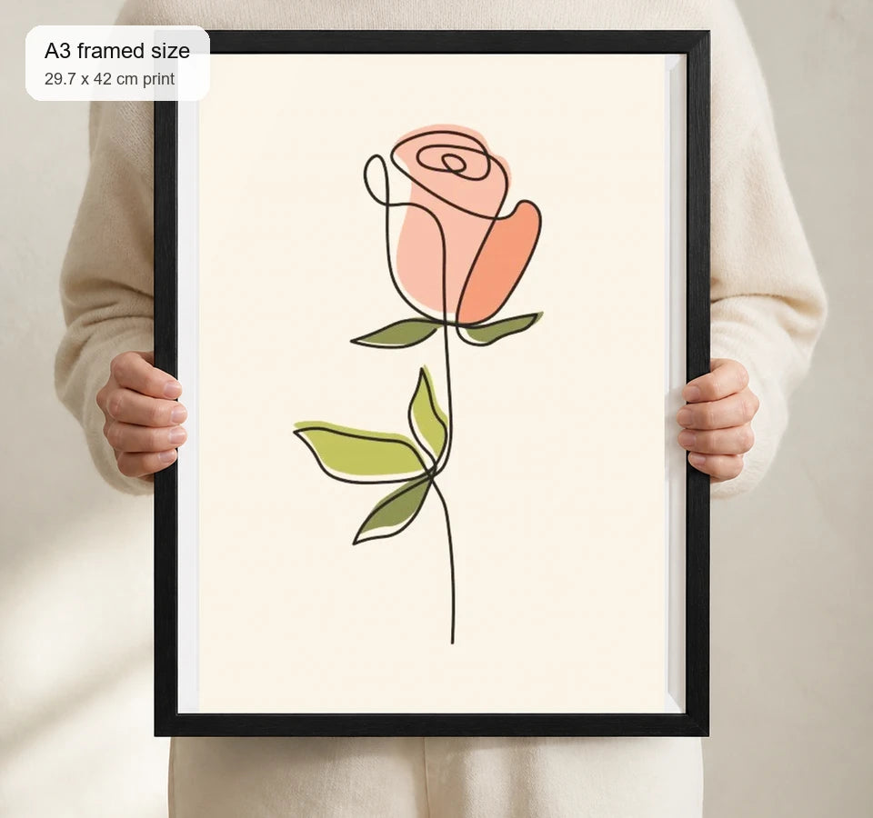 Size reference for A3 · Black Gallery Frame - gallery image 4 of 5