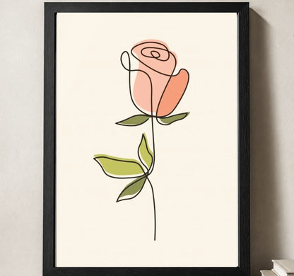 Styled close-up of A4 · Black Gallery Frame - gallery image 3 of 5