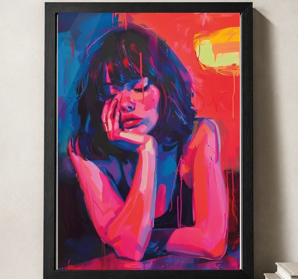 Styled close-up of A4 · Black Gallery Frame - gallery image 3 of 5