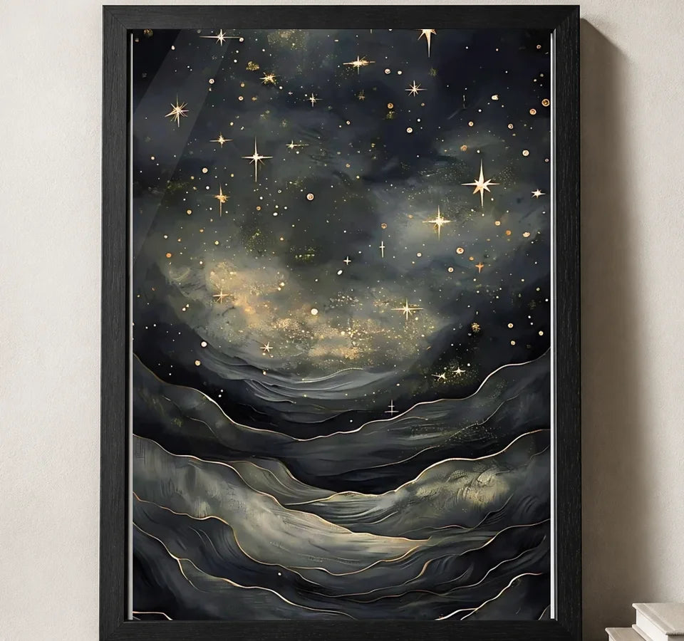 Styled close-up of A4 · Black Gallery Frame - gallery image 3 of 5