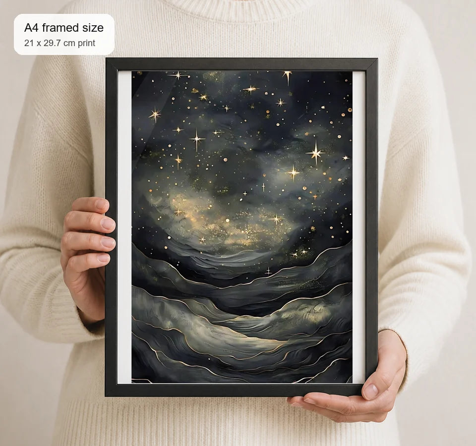 Size reference for A4 · Black Gallery Frame - gallery image 4 of 5