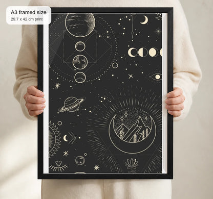 Size reference for A3 · Black Gallery Frame - gallery image 4 of 5