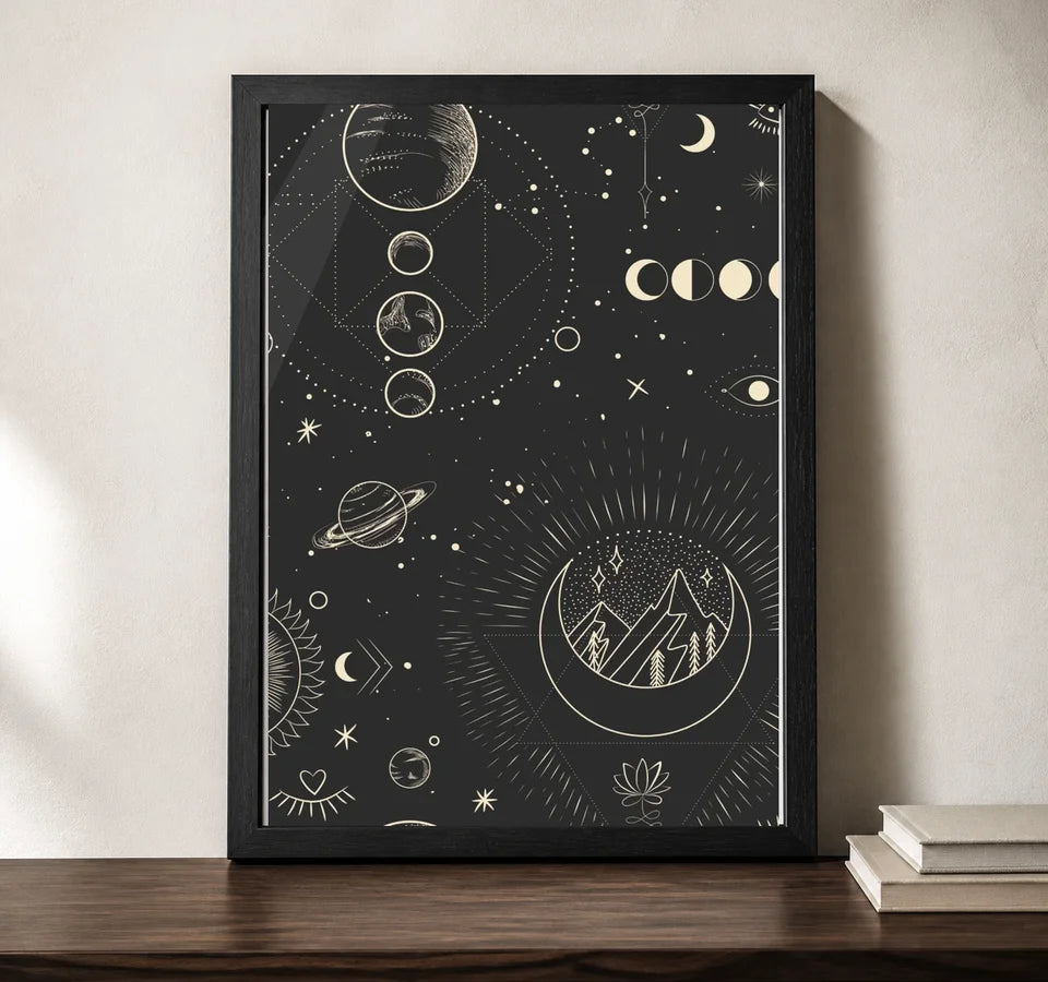 Clean studio product view of A4 · Black Gallery Frame - gallery image 2 of 5