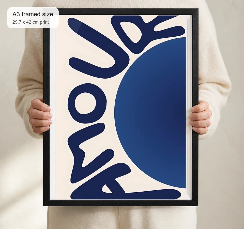 Size reference for A3 · Black Gallery Frame - gallery image 4 of 5