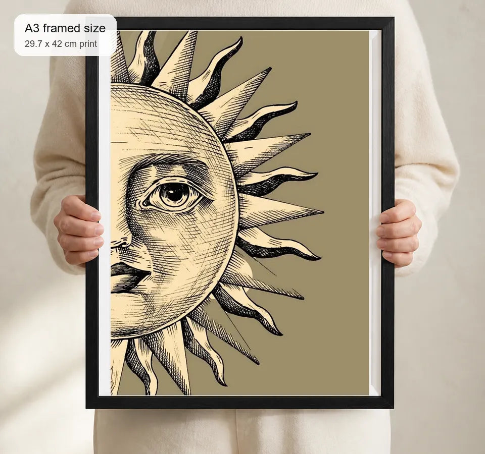 Size reference for A3 · Black Gallery Frame - gallery image 4 of 5