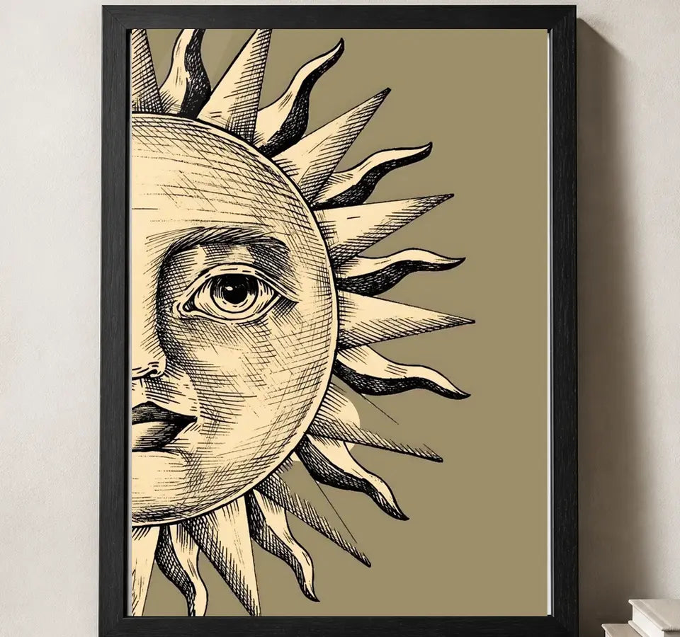 Styled close-up of A4 · Black Gallery Frame - gallery image 3 of 5