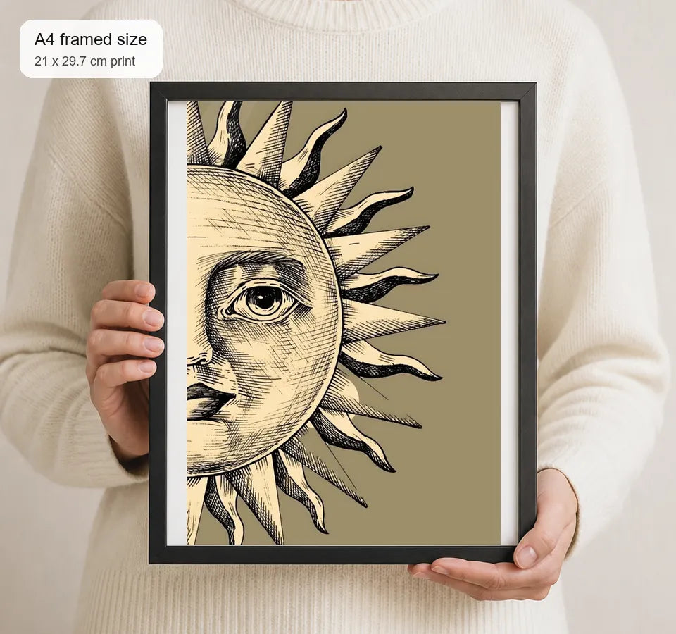 Size reference for A4 · Black Gallery Frame - gallery image 4 of 5