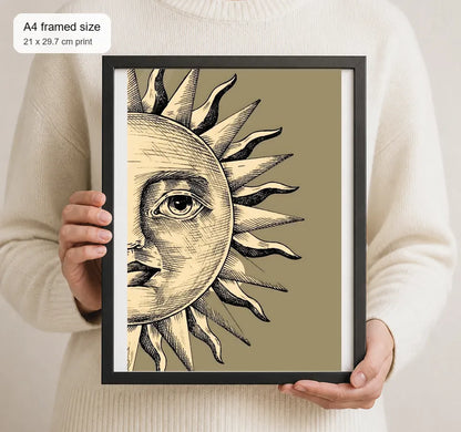 Size reference for A4 · Black Gallery Frame - gallery image 4 of 5