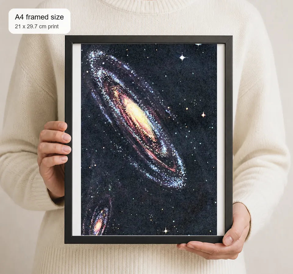 Size reference for A4 · Black Gallery Frame - gallery image 4 of 5