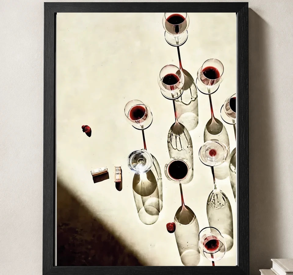 Styled close-up of A4 · Black Gallery Frame - gallery image 3 of 5