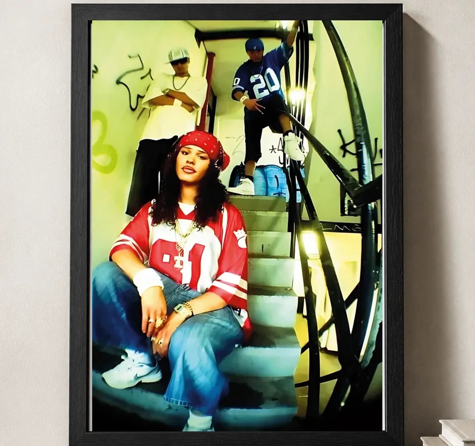 Styled close-up of A4 · Black Gallery Frame - gallery image 3 of 5
