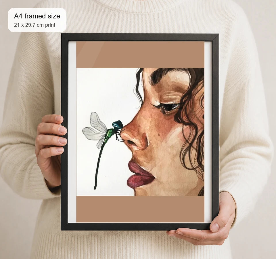 Size reference for A4 · Black Gallery Frame - gallery image 4 of 5