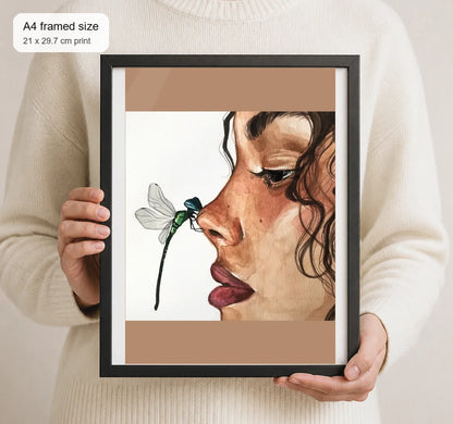 Size reference for A4 · Black Gallery Frame - gallery image 4 of 5