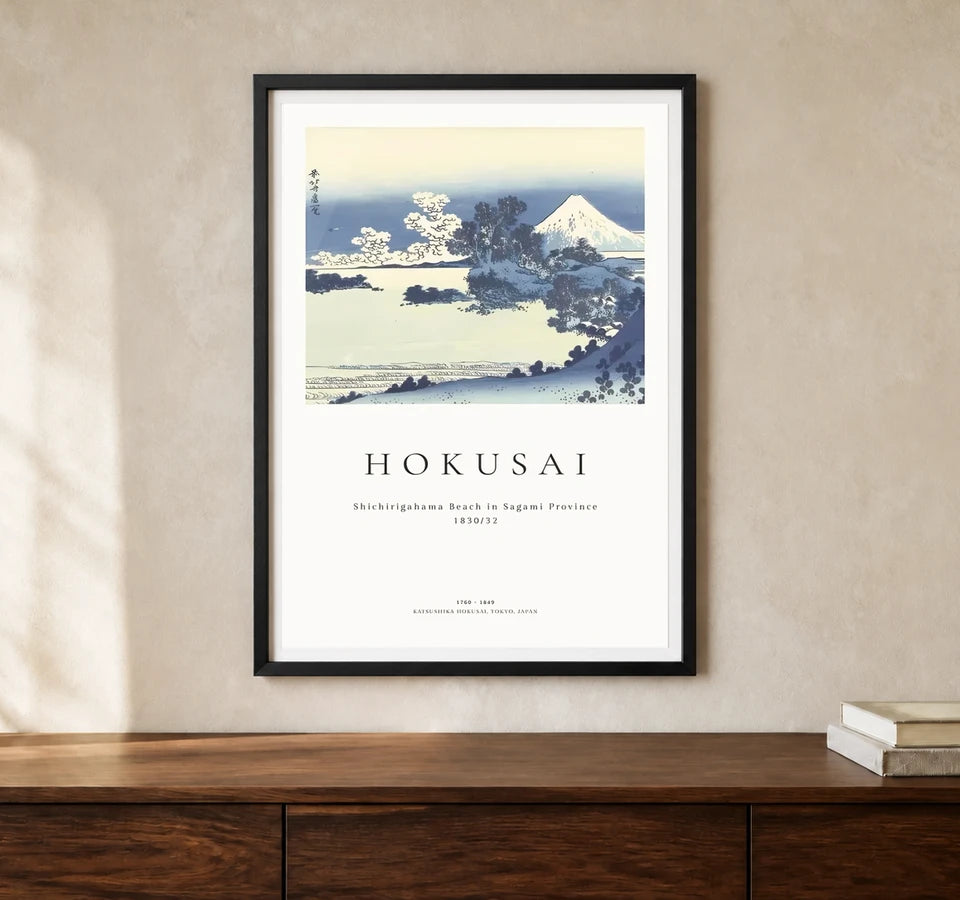Product-focused lifestyle view of A4 · Black Gallery Frame - gallery image 1 of 5