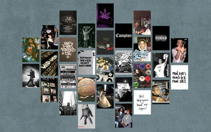 Design panel showcasing fragmented shapes and distressed textures with bold lettering, emphasizing a vibrant 90s urban graffiti feel