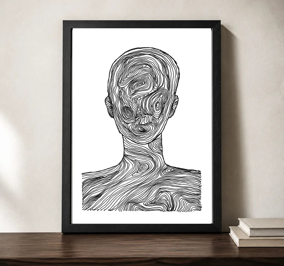 Clean studio product view of A4 · Black Gallery Frame - gallery image 2 of 5