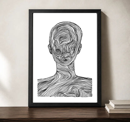 Clean studio product view of A4 · Black Gallery Frame - gallery image 2 of 5