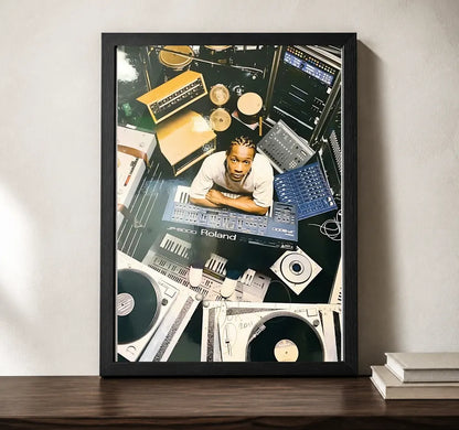 Clean studio product view of A4 · Black Gallery Frame - gallery image 2 of 5