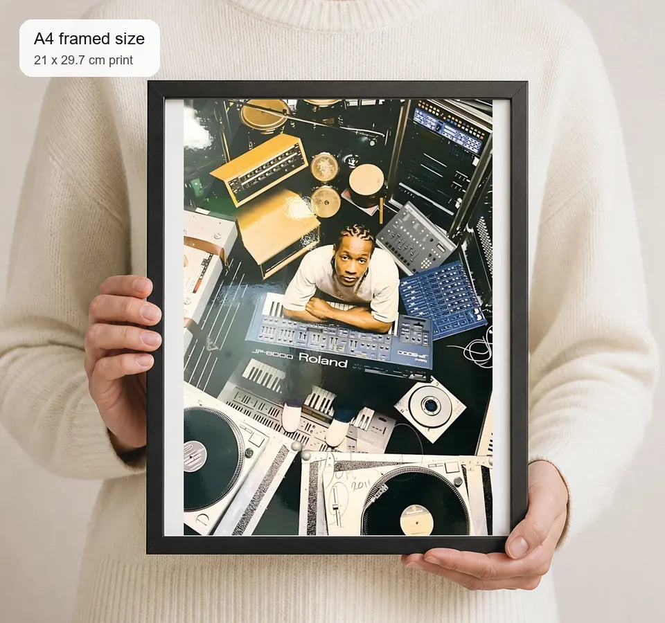 Size reference for A4 · Black Gallery Frame - gallery image 4 of 5