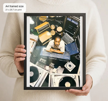 Size reference for A4 · Black Gallery Frame - gallery image 4 of 5