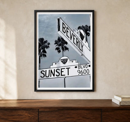 Product-focused lifestyle view of A4 · Black Gallery Frame - gallery image 1 of 5
