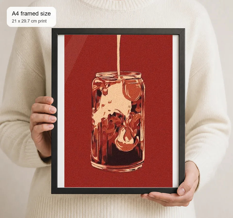 Size reference for A4 · Black Gallery Frame - gallery image 4 of 5