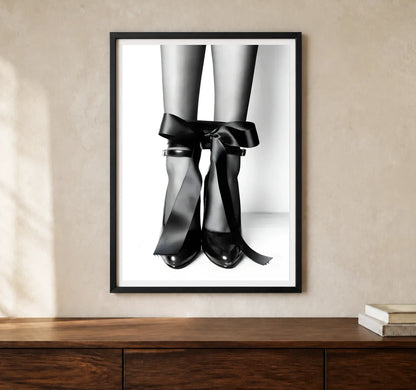 Product-focused lifestyle view of A4 · Black Gallery Frame - gallery image 1 of 5