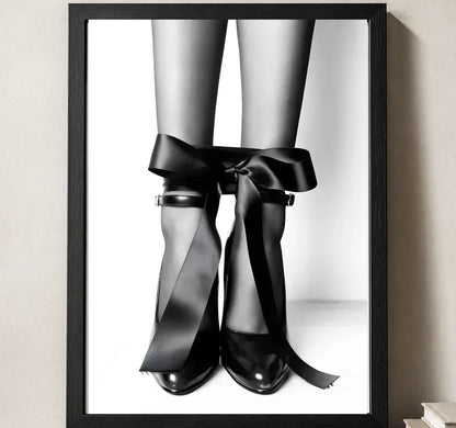 Styled close-up of A4 · Black Gallery Frame - gallery image 3 of 5