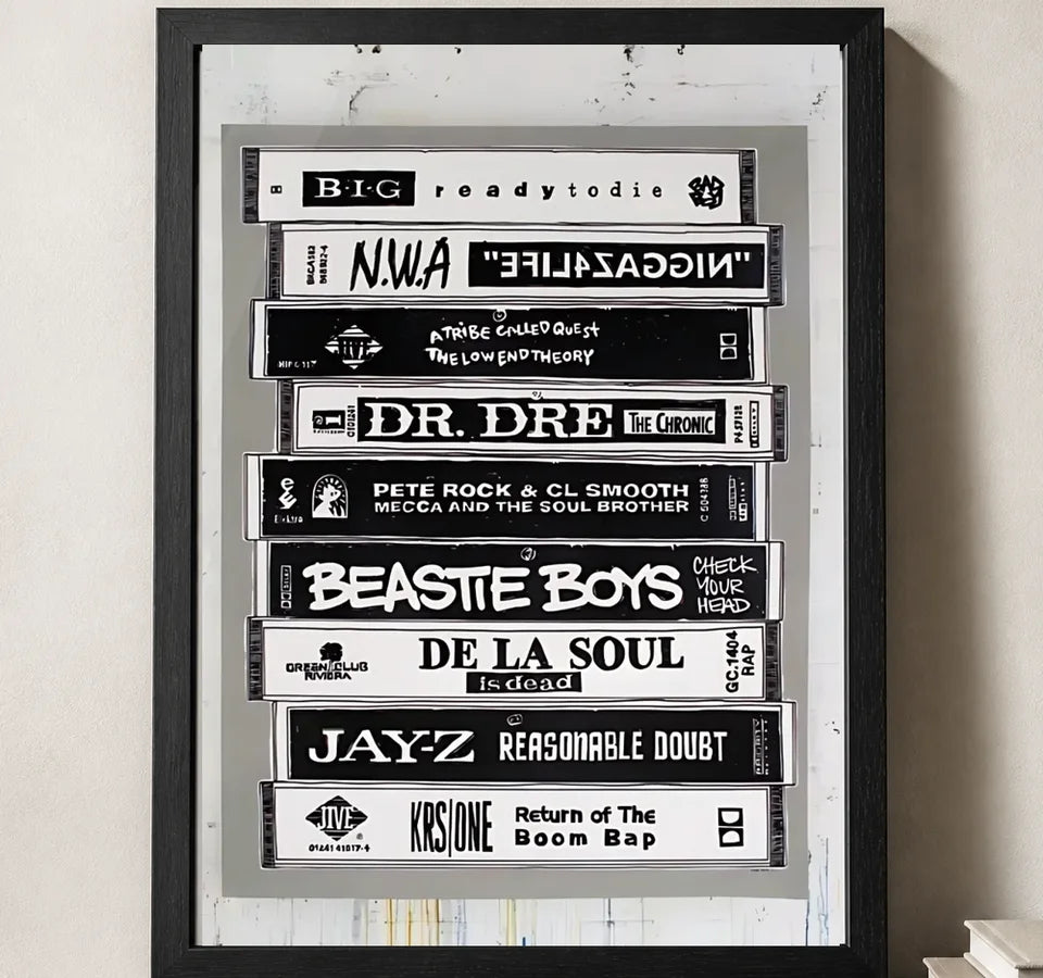 Styled close-up of A4 · Black Gallery Frame - gallery image 3 of 5