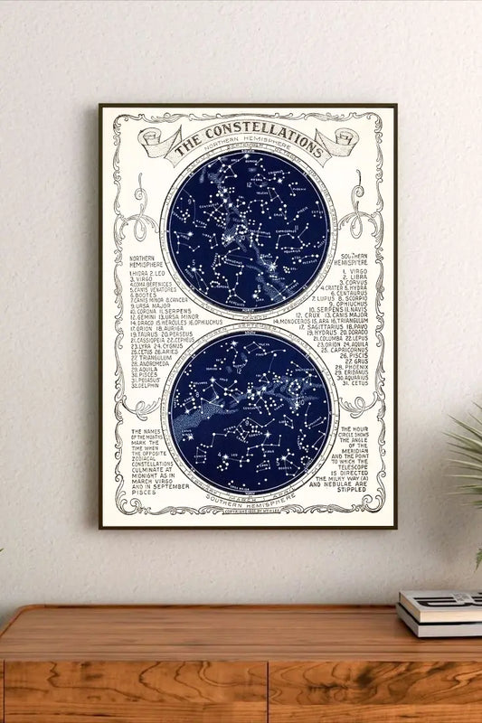 Detailed illustration of a spiral galaxy rendered in vibrant blues, purples, and dark interstellar dust clouds