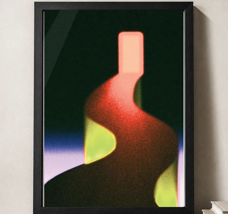 Styled close-up of A4 · Black Gallery Frame - gallery image 3 of 5