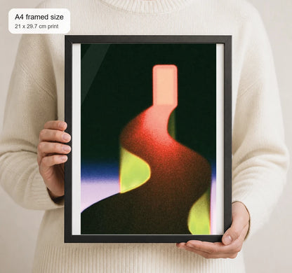 Size reference for A4 · Black Gallery Frame - gallery image 4 of 5