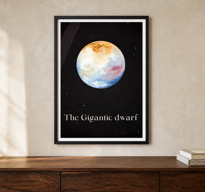 Product-focused lifestyle view of A4 · Black Gallery Frame - gallery image 1 of 5
