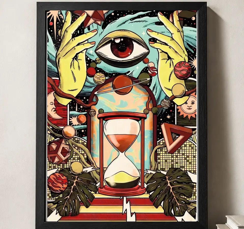 Styled close-up of A4 · Black Gallery Frame - gallery image 3 of 5