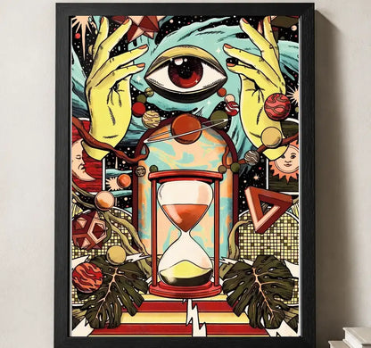 Styled close-up of A4 · Black Gallery Frame - gallery image 3 of 5