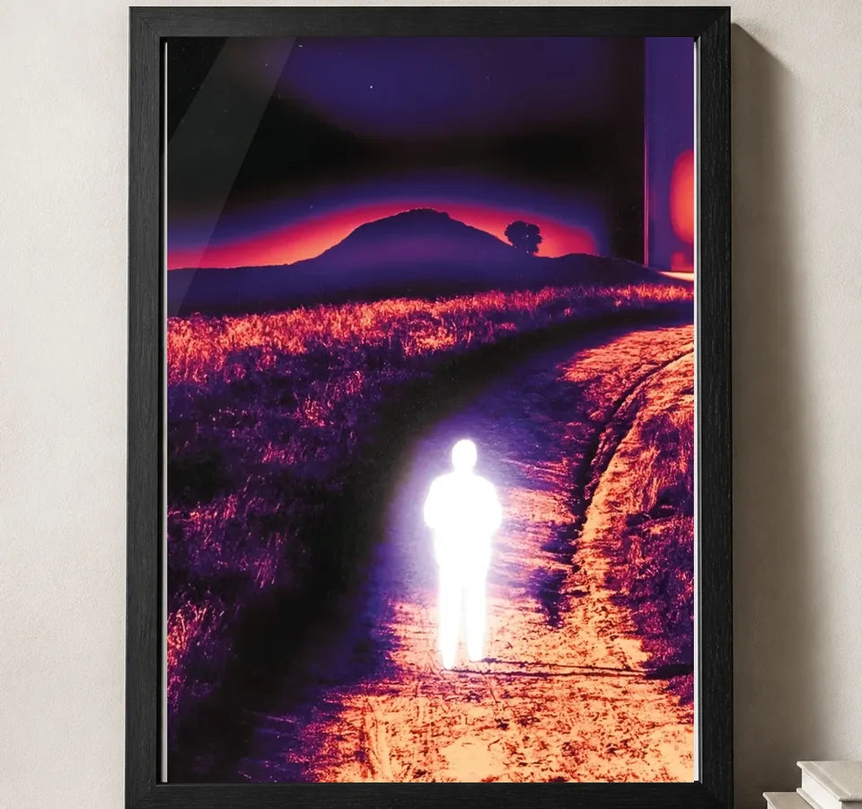 Styled close-up of A4 · Black Gallery Frame - gallery image 3 of 5