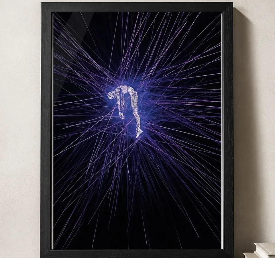 Styled close-up of A4 · Black Gallery Frame - gallery image 3 of 5