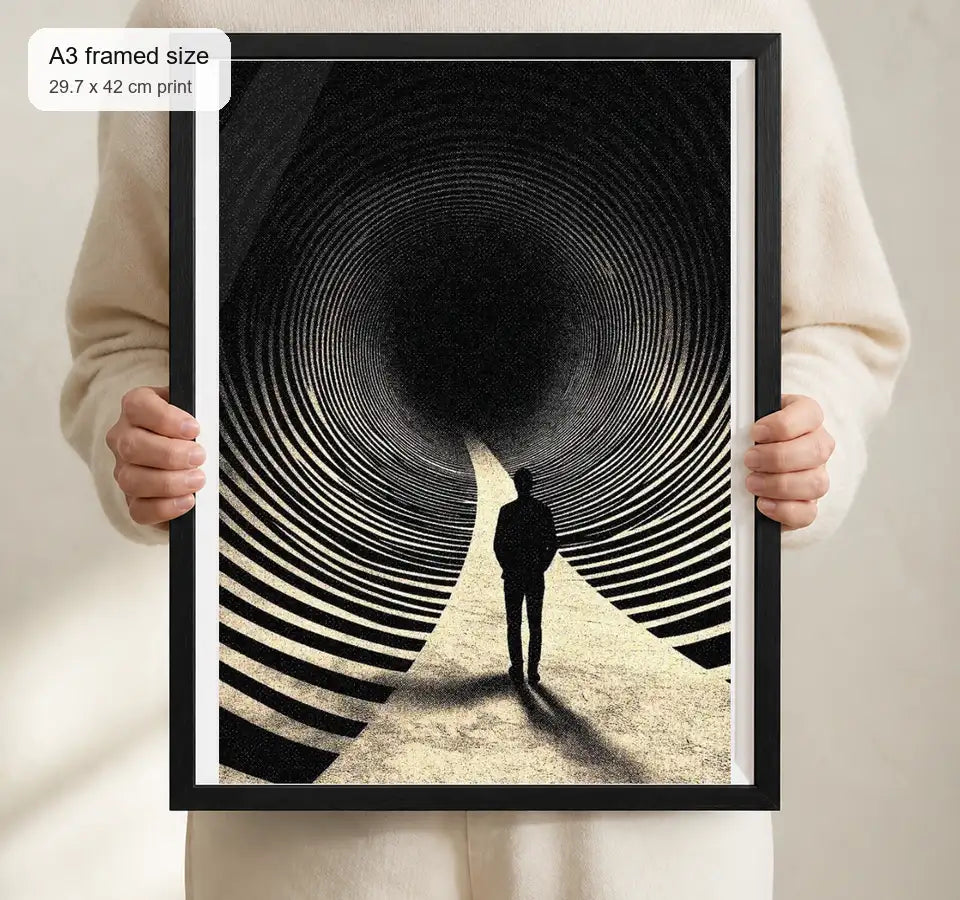 Size reference for A3 · Black Gallery Frame - gallery image 4 of 5