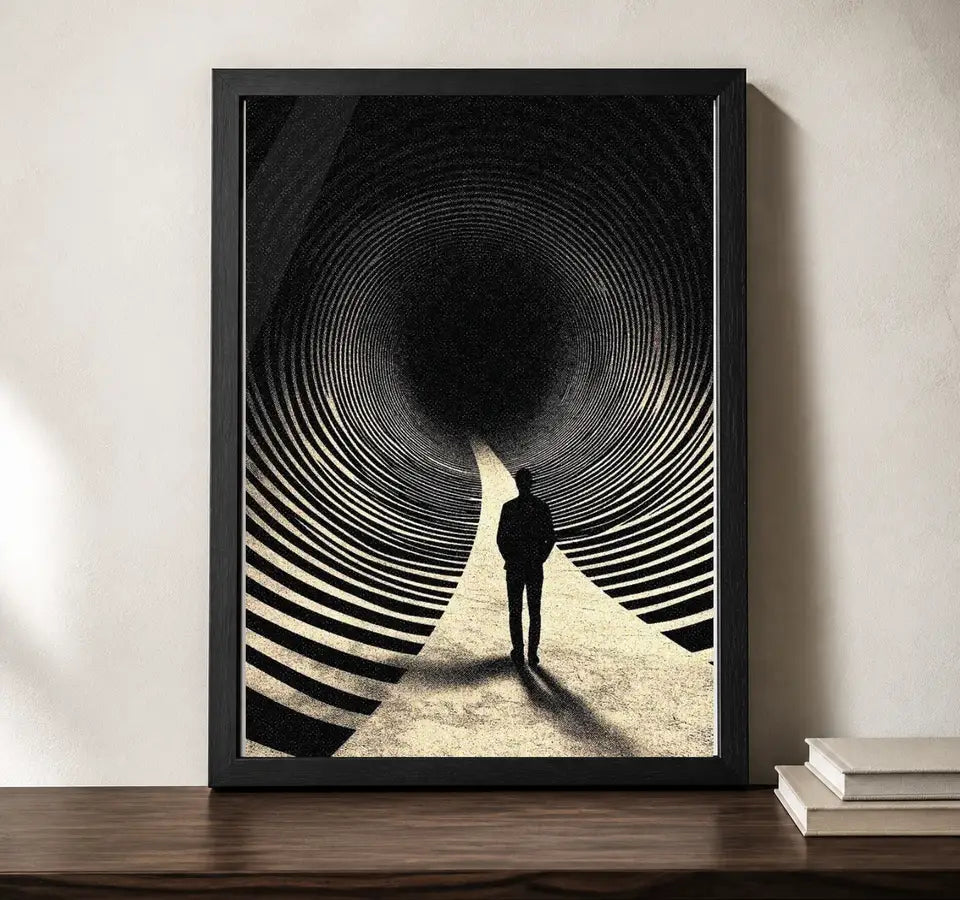 Clean studio product view of A4 · Black Gallery Frame - gallery image 2 of 5