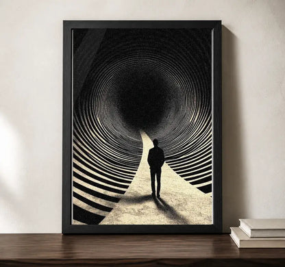 Clean studio product view of A4 · Black Gallery Frame - gallery image 2 of 5