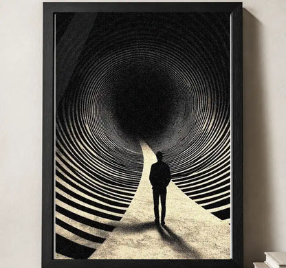 Styled close-up of A4 · Black Gallery Frame - gallery image 3 of 5