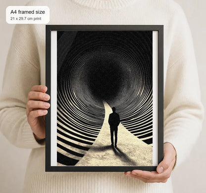 Size reference for A4 · Black Gallery Frame - gallery image 4 of 5