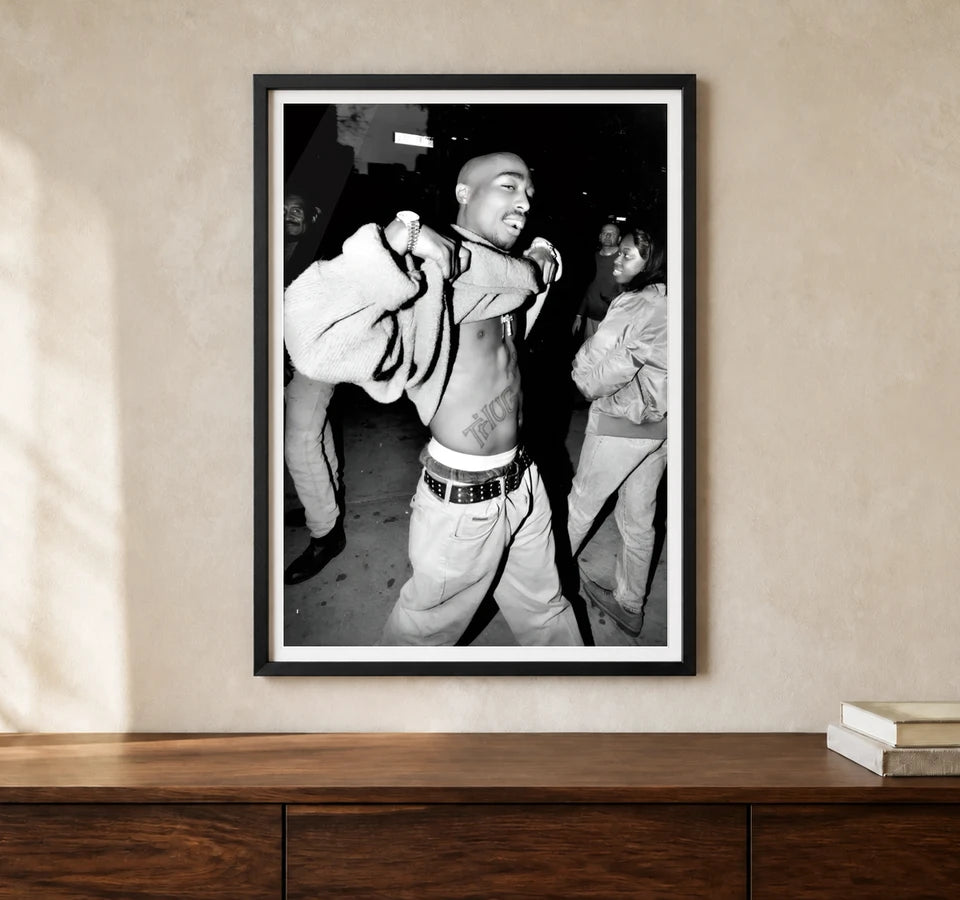Product-focused lifestyle view of A4 · Black Gallery Frame - gallery image 1 of 5