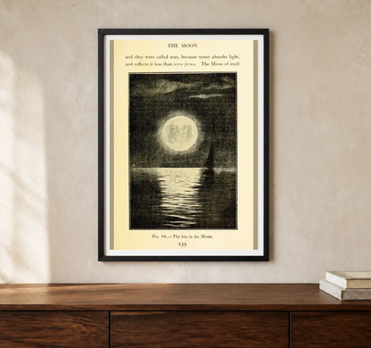 Product-focused lifestyle view of A4 · Black Gallery Frame - gallery image 1 of 5