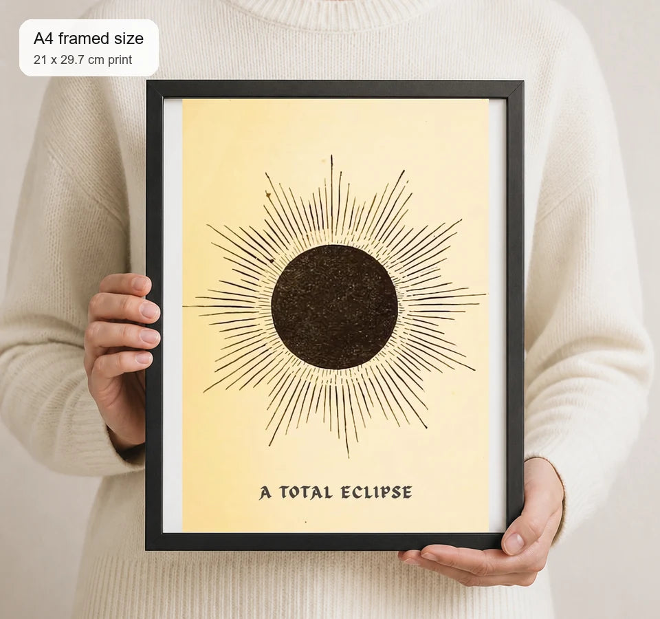 Size reference for A4 · Black Gallery Frame - gallery image 4 of 5