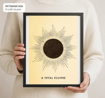 Size reference for A4 · Black Gallery Frame - gallery image 4 of 5