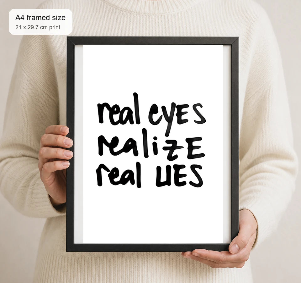Size reference for A4 · Black Gallery Frame - gallery image 4 of 5